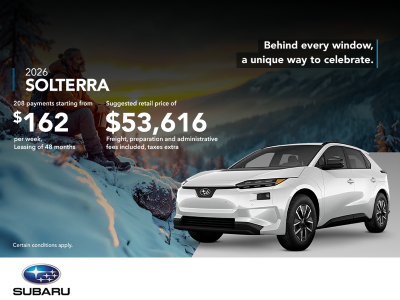 Get the 2026 Solterra today!