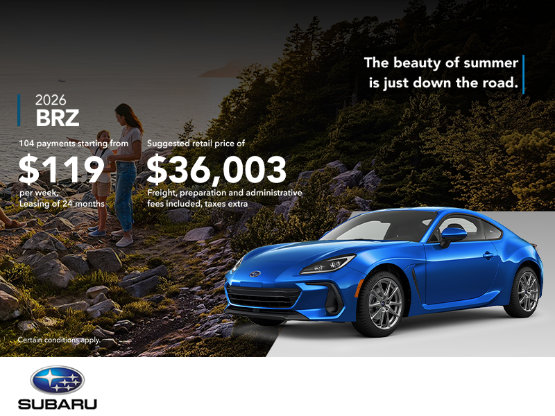 Get the 2026 BRZ today!