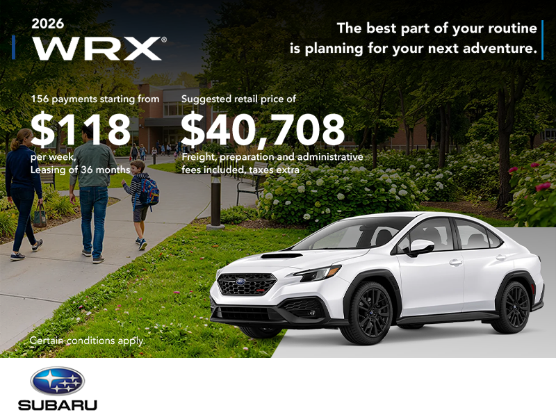 2026 Subaru WRX