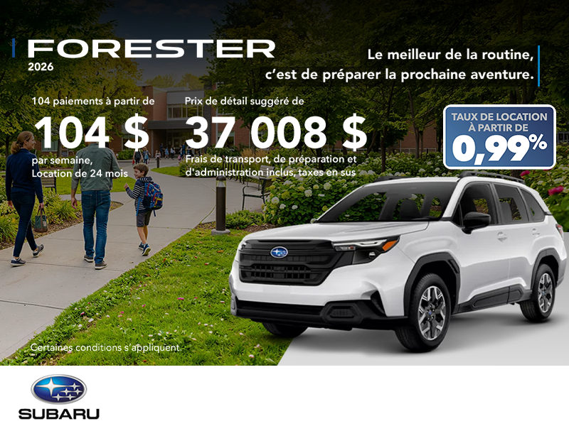 Subaru Forester 2026