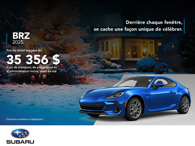 Procurez-vous la BRZ 2025!