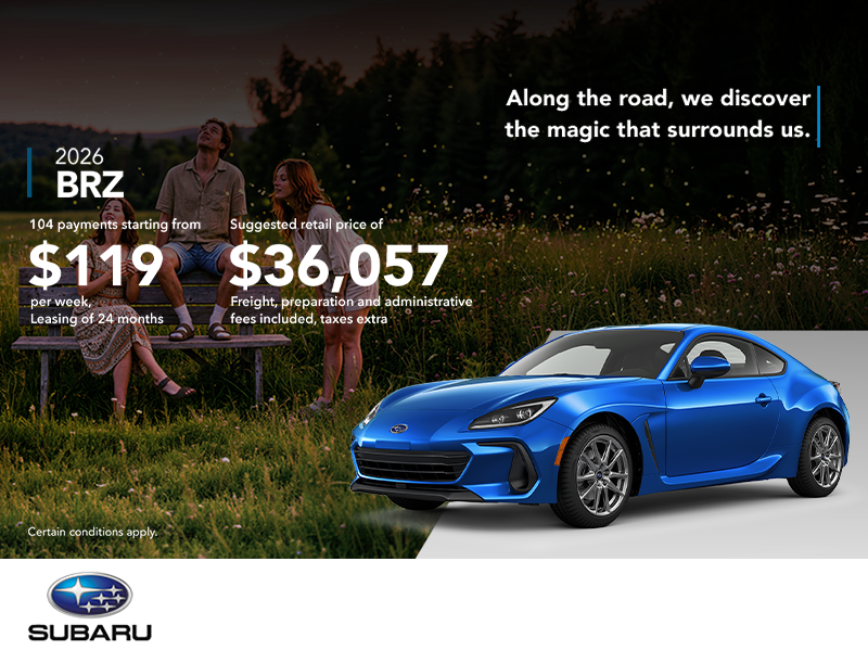 Get the 2026 BRZ today!