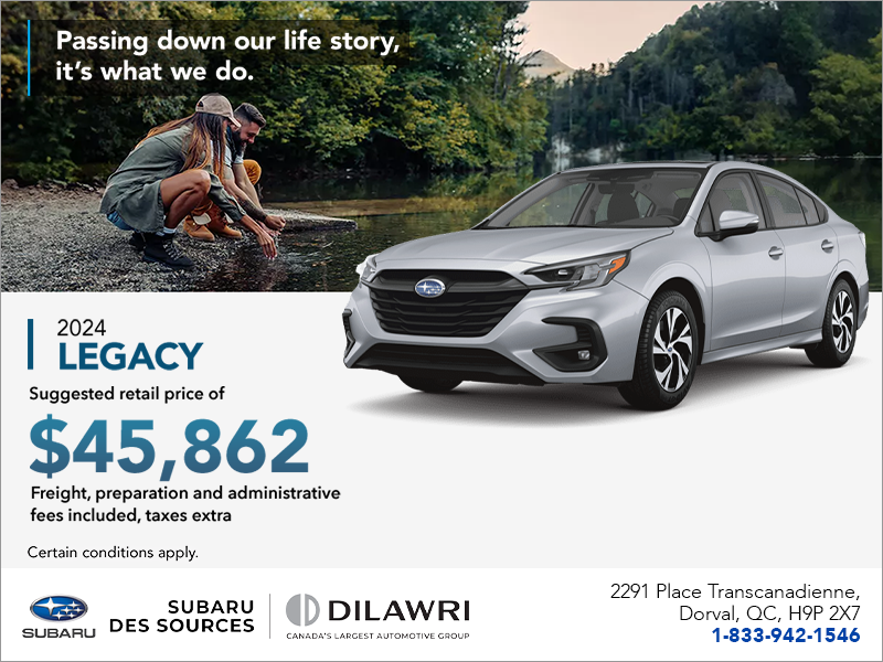 Get the 2024 Legacy today!