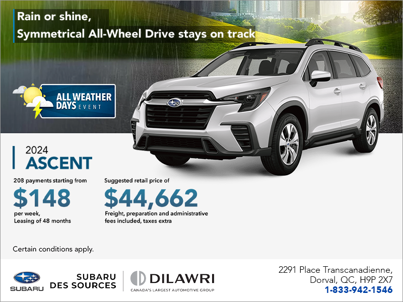 Get the 2024 Ascent today!