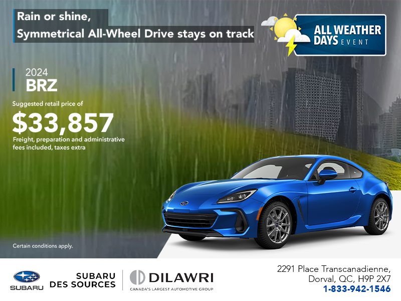 Get the 2024 BRZ today!