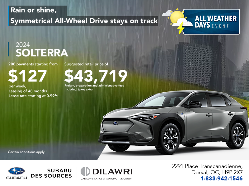 Get the 2024 Solterra today!