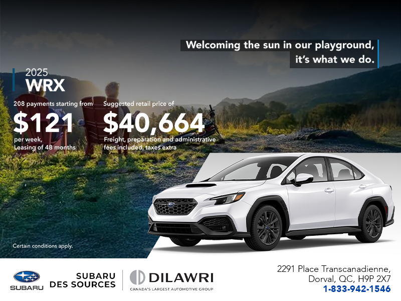 Get the 2025 WRX today!