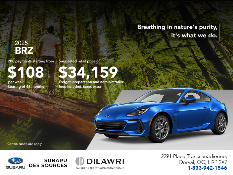 Get the 2025 BRZ today!