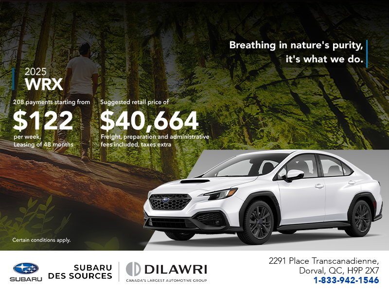 Get the 2025 WRX today!
