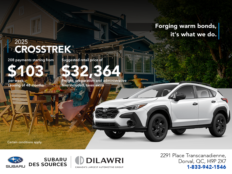 Get the 2025 Crosstrek today!