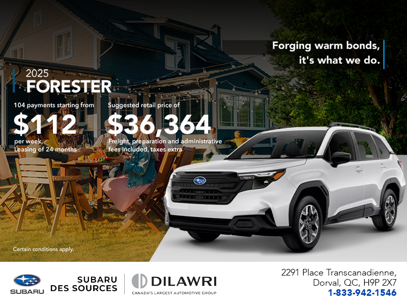 Get the 2025 Forester!