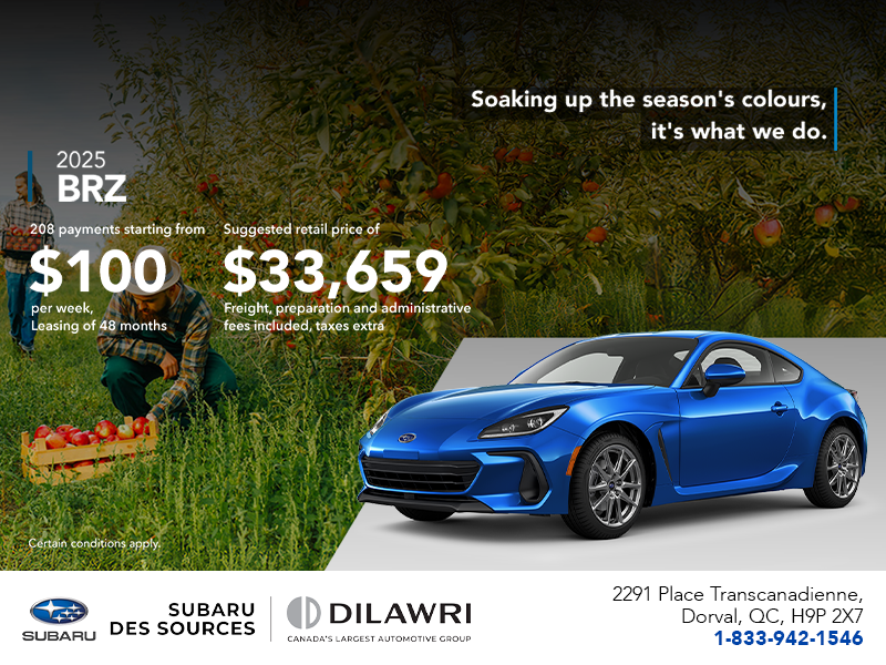 Get the 2025 BRZ today!