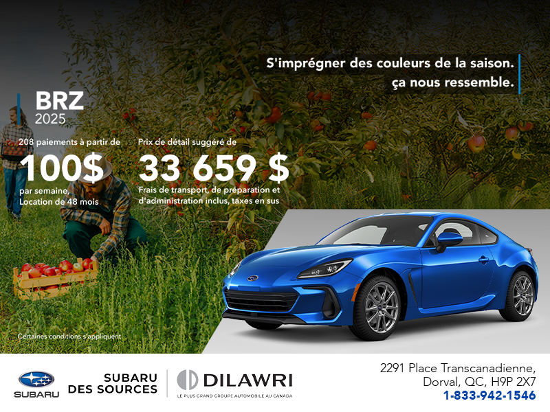 Procurez-vous la BRZ 2025!