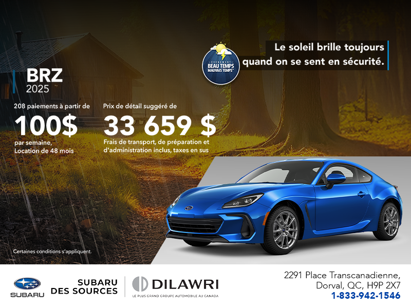 Procurez-vous la BRZ 2025!
