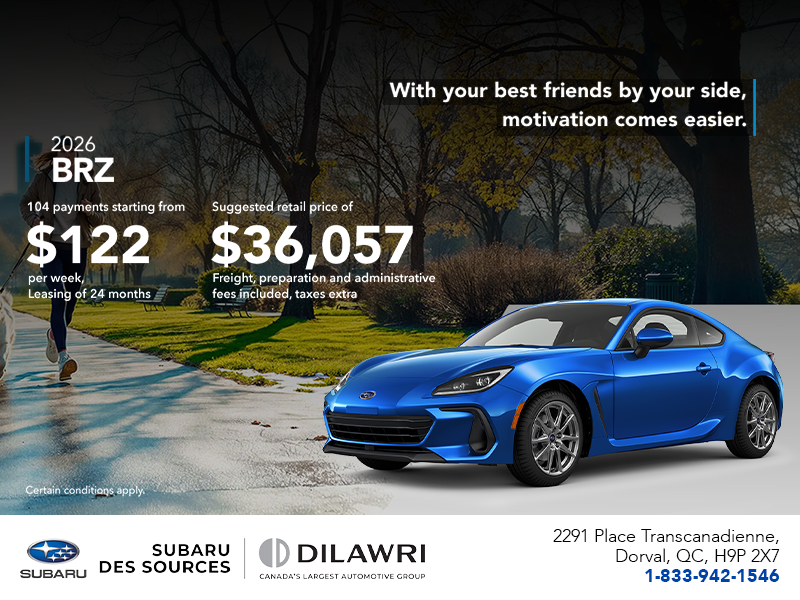 Get the 2026 BRZ today!