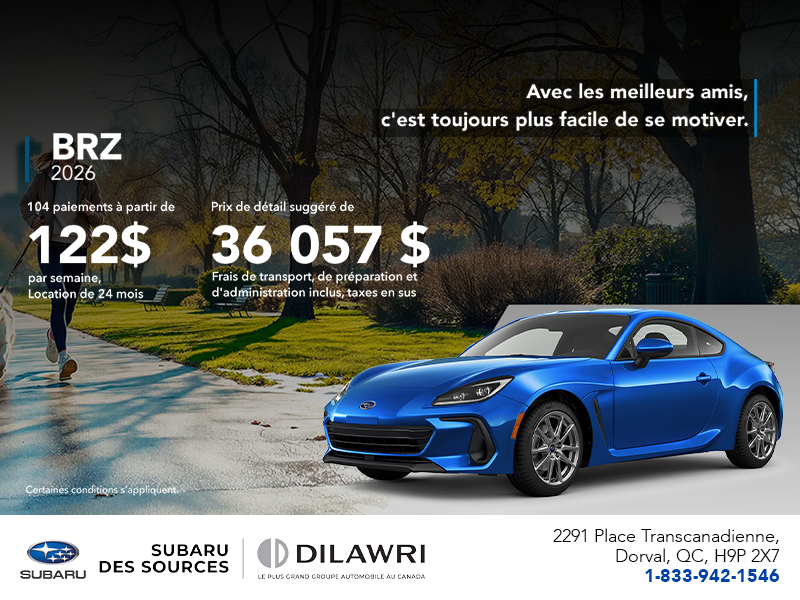 Procurez-vous la BRZ 2026!