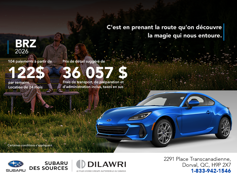 Procurez-vous la BRZ 2026!