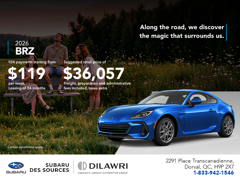 Get the 2026 BRZ today!