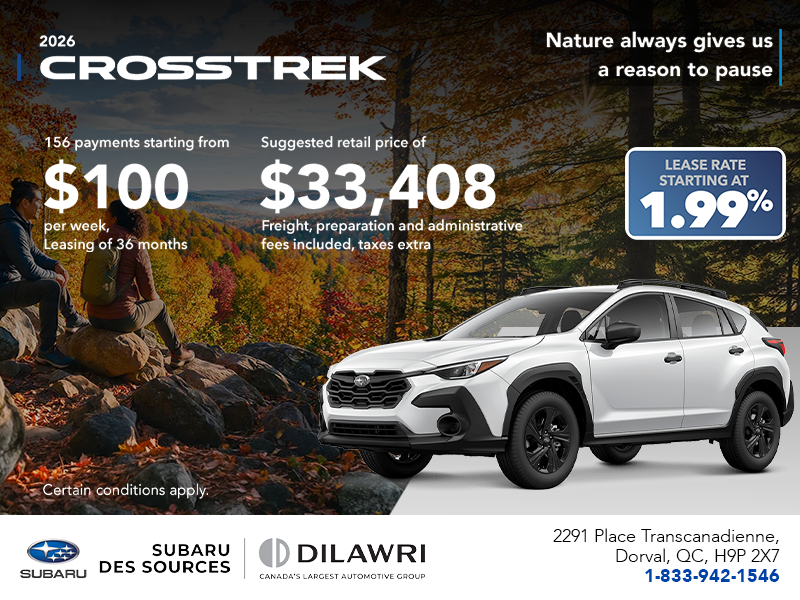 2026 Subaru Crosstrek