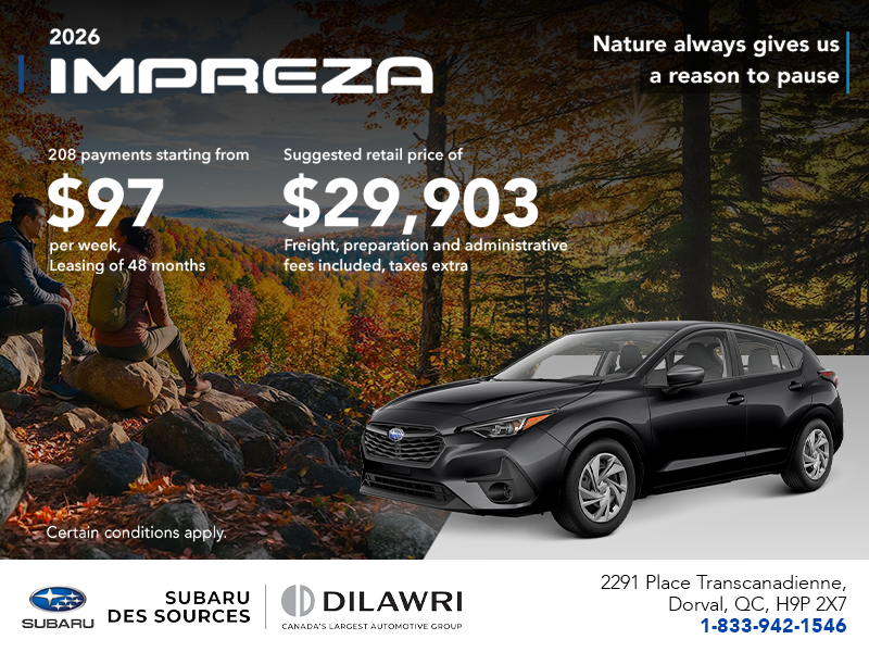 2026 Subaru Impreza