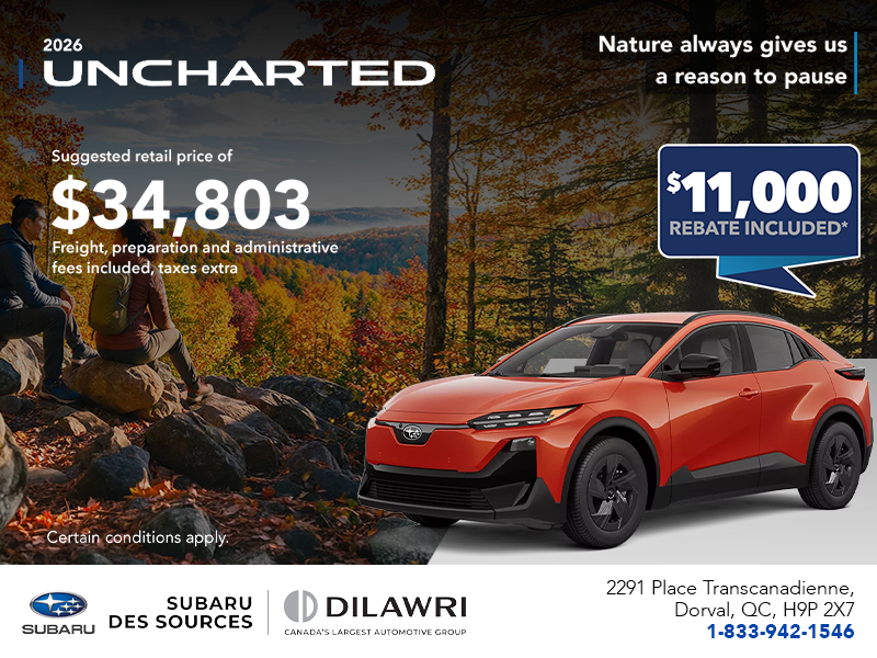 2026 Subaru Uncharted