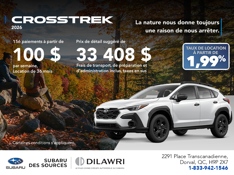 Subaru Crosstrek 2026