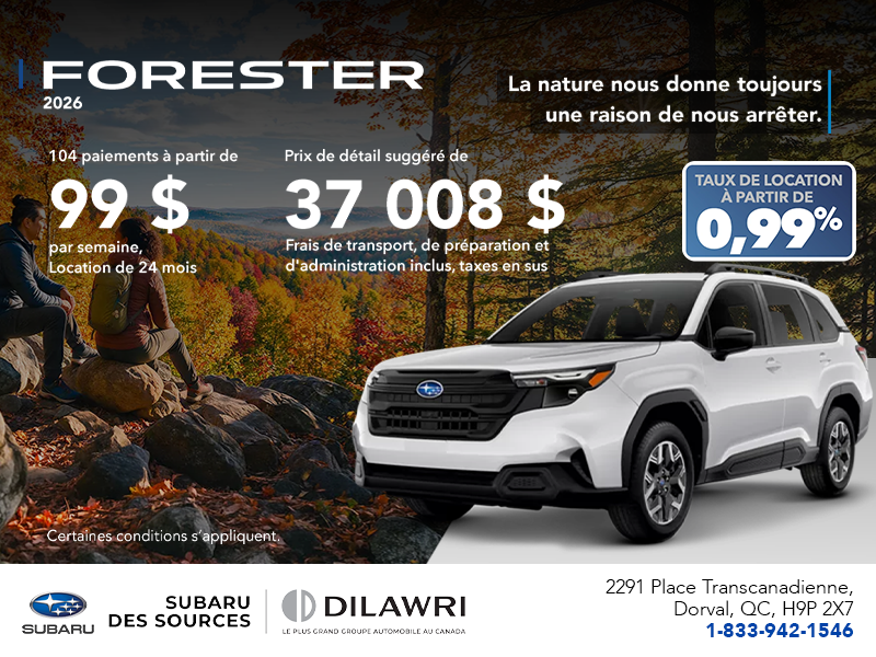 Subaru Forester 2026