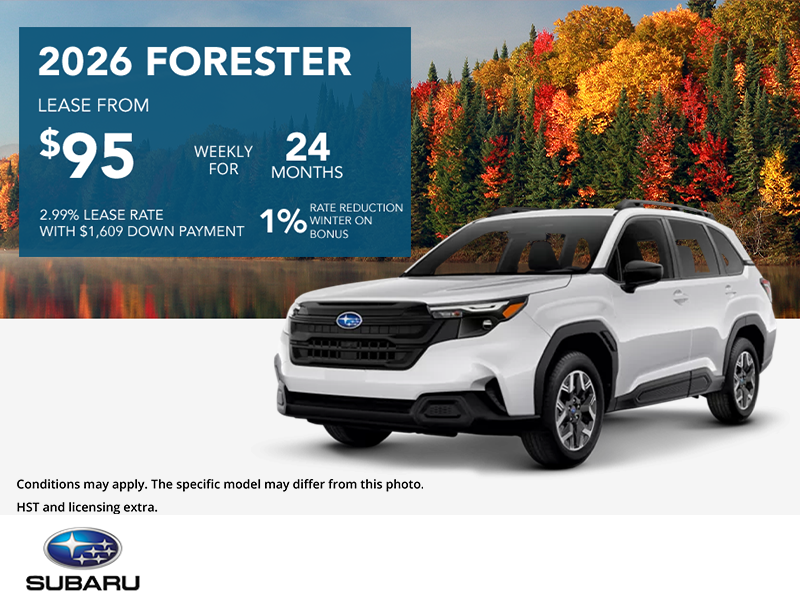Get the 2026 Subaru Forester Today!