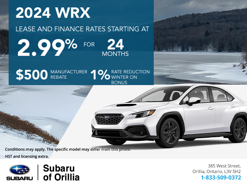 Get the 2024 Subaru WRX Today!