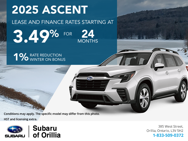 Get the 2025 Subaru Ascent Today!