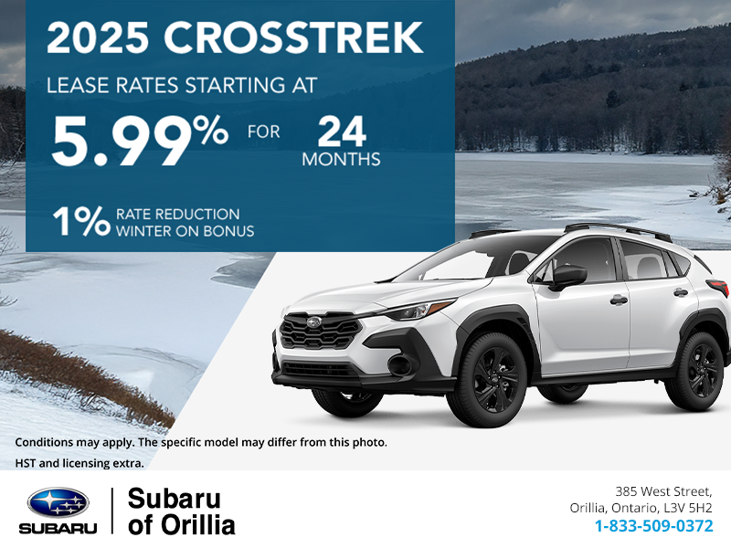 Get the 2025 Subaru Crosstrek Today!