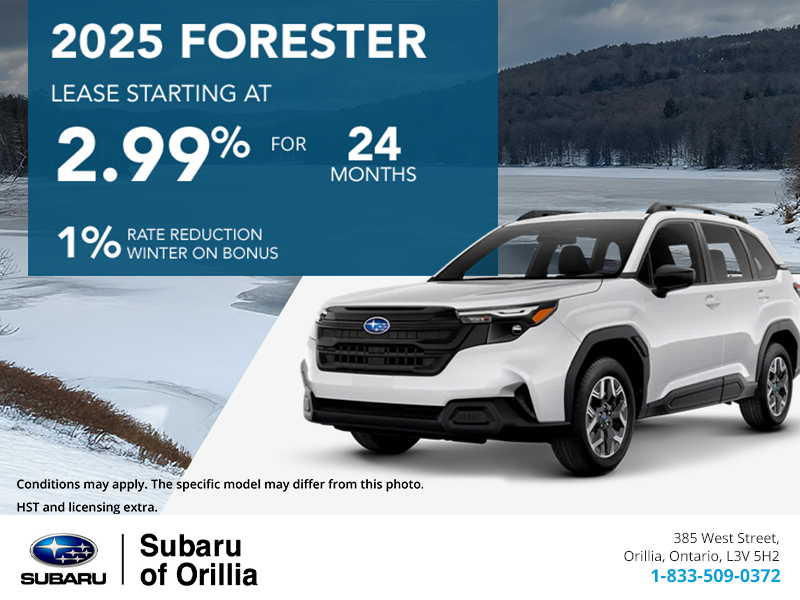 Get the 2025 Subaru Forester Today!