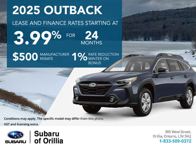 Get the 2025 Subaru Outback Today!