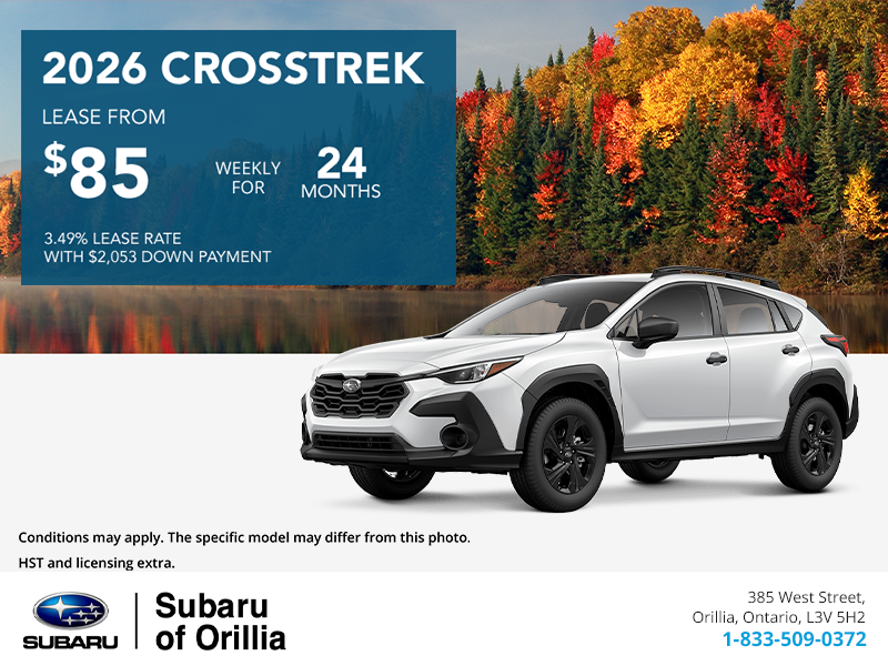 Get the 2026 Subaru Crosstrek Today!