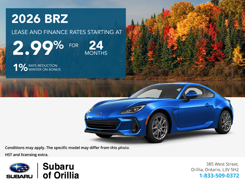 Get the 2025 Subaru BRZ Today!