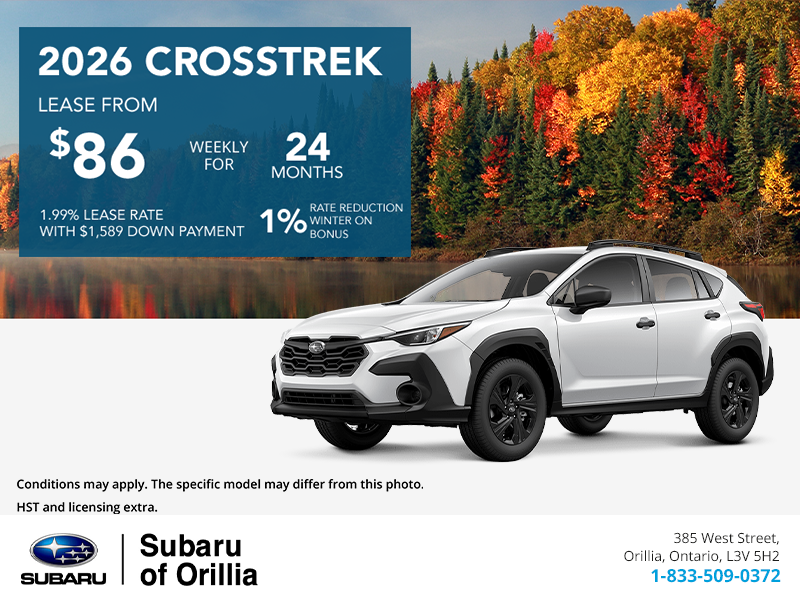 Get the 2026 Subaru Crosstrek Today!