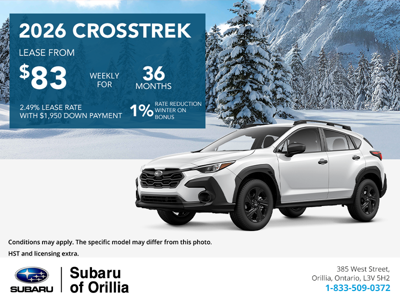 Get the 2026 Subaru Crosstrek Today!