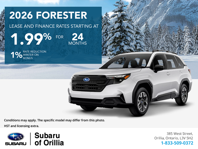 Get the 2026 Subaru Forester Today!