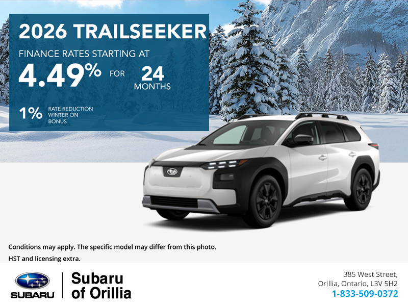 Get the 2026 Subaru Trailseeker Today!