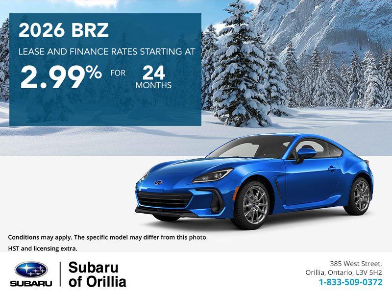 Get the 2026 Subaru BRZ Today!