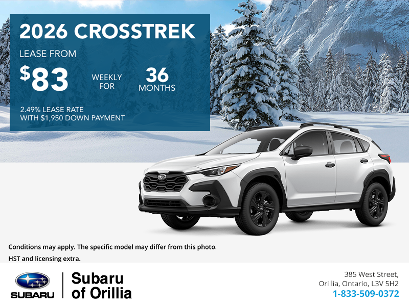 Get the 2026 Subaru Crosstrek Today!