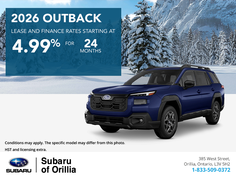 Get the 2026 Subaru Outback Today!