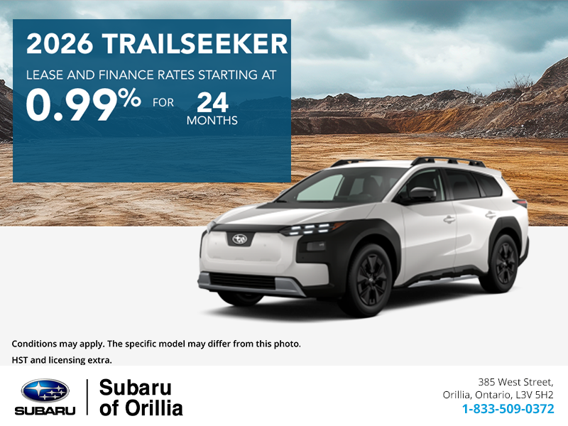 Get the 2026 Subaru Trailseeker Today!