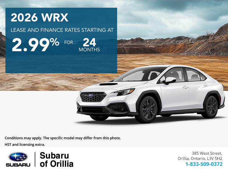Get the 2026 Subaru WRX Today!
