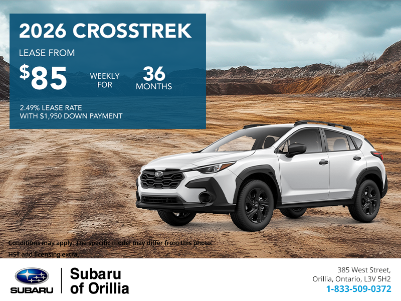 Get the 2026 Subaru Crosstrek Today!