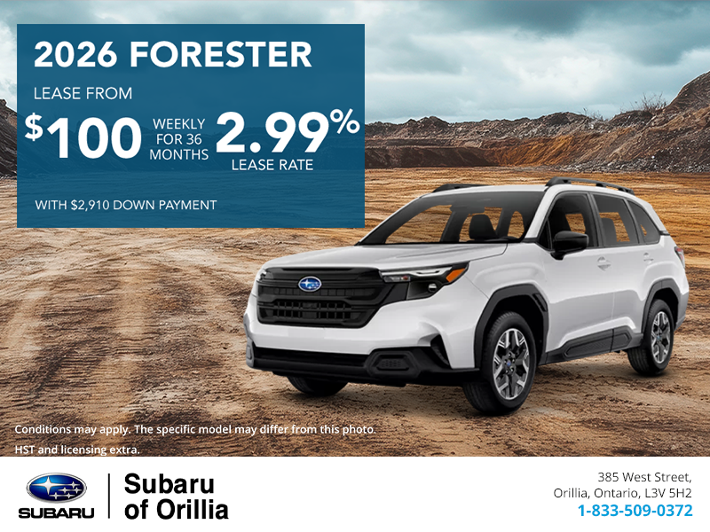Get the 2026 Subaru Forester Today!