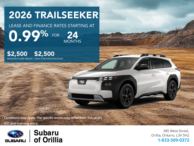 Get the 2026 Subaru Trailseeker Today!