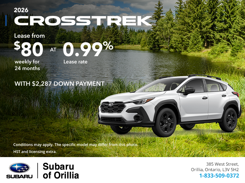 Get the 2026 Subaru Crosstrek Today!