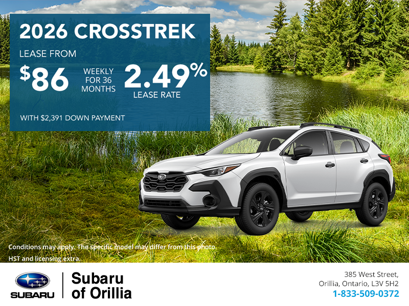 Get the 2026 Subaru Crosstrek Today!
