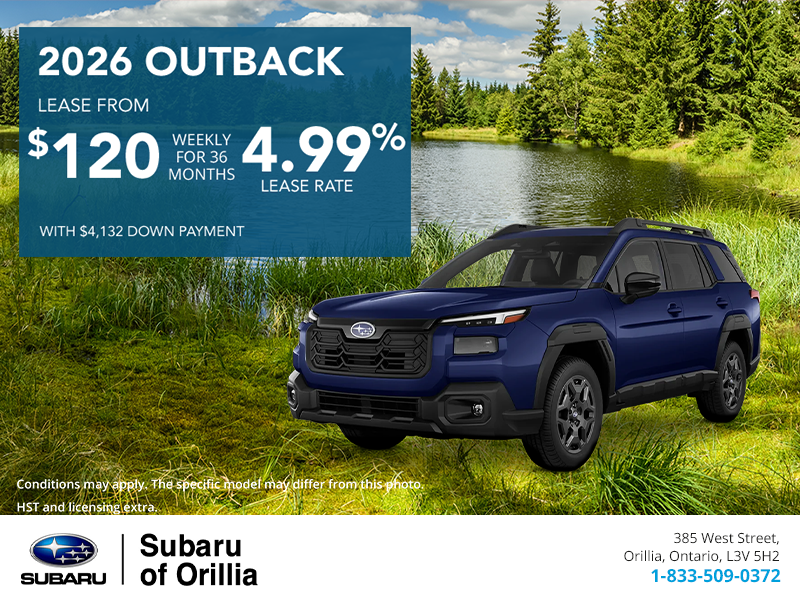 Get the 2026 Subaru Outback Today!